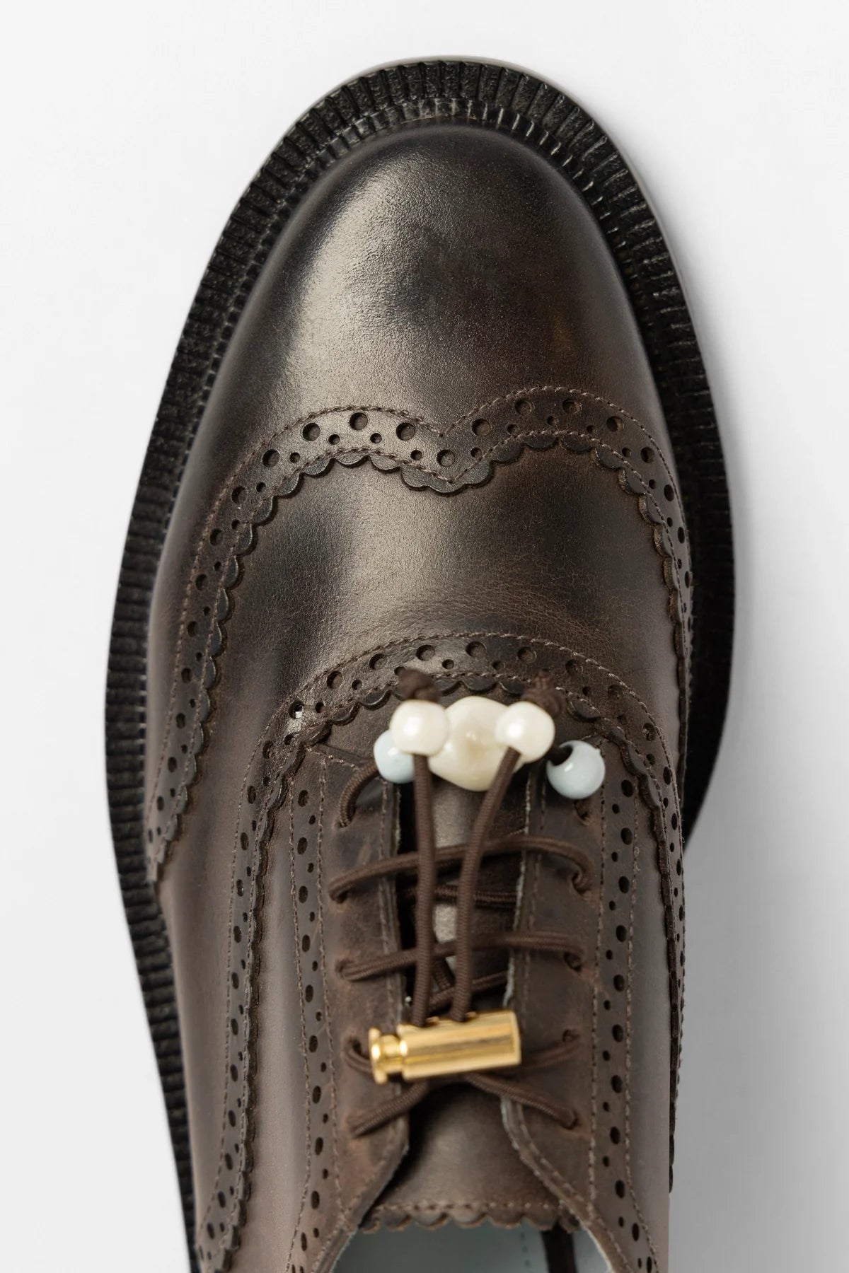 Larroude Ginny Loafer Brown Leather