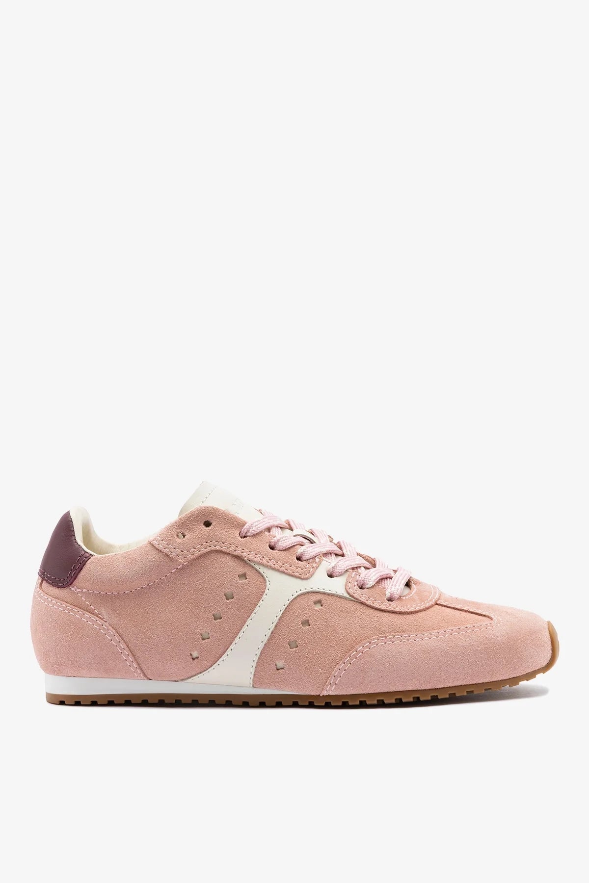 Larroude Stella Sneaker Tulip Suede