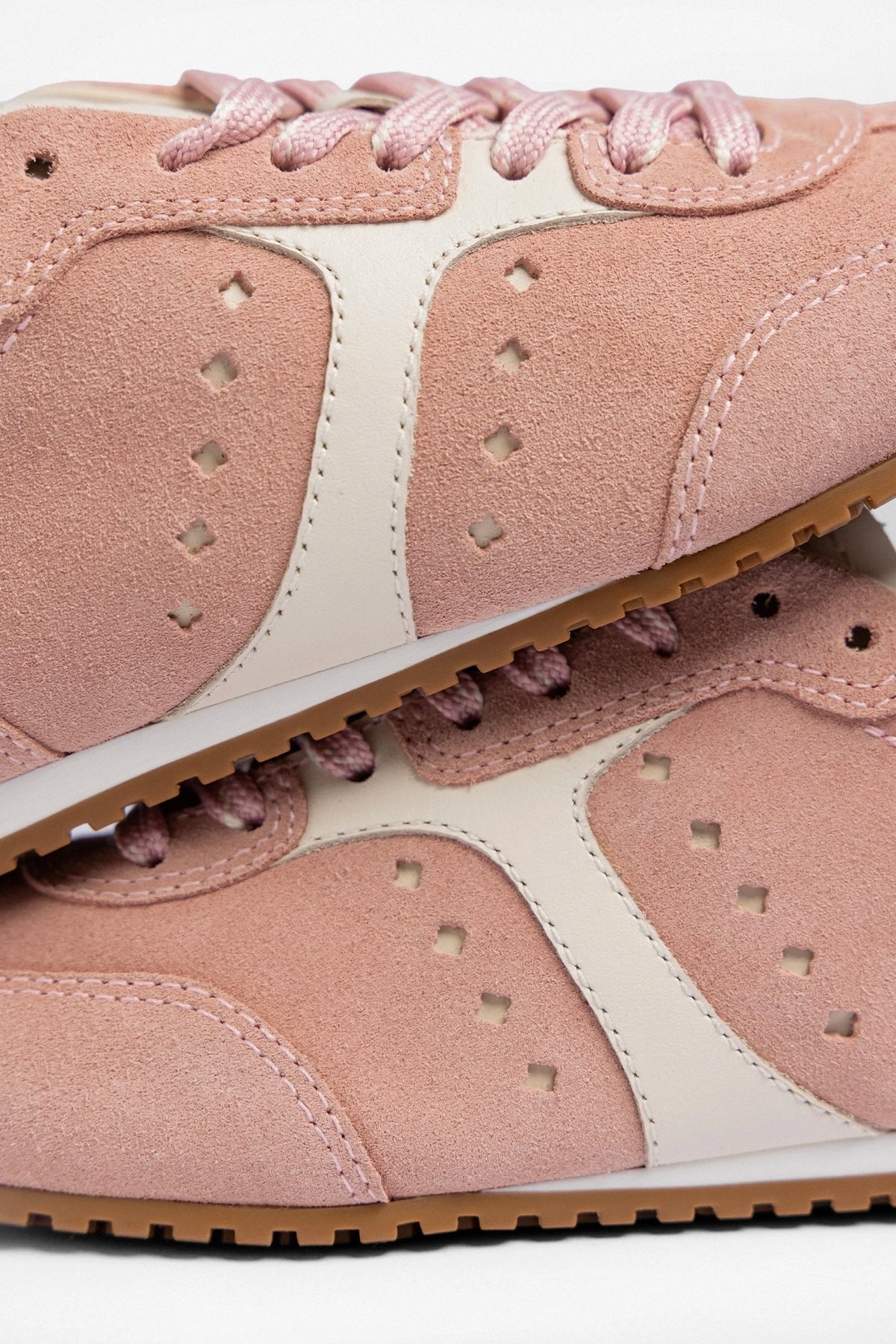 Larroude Stella Sneaker Tulip Suede