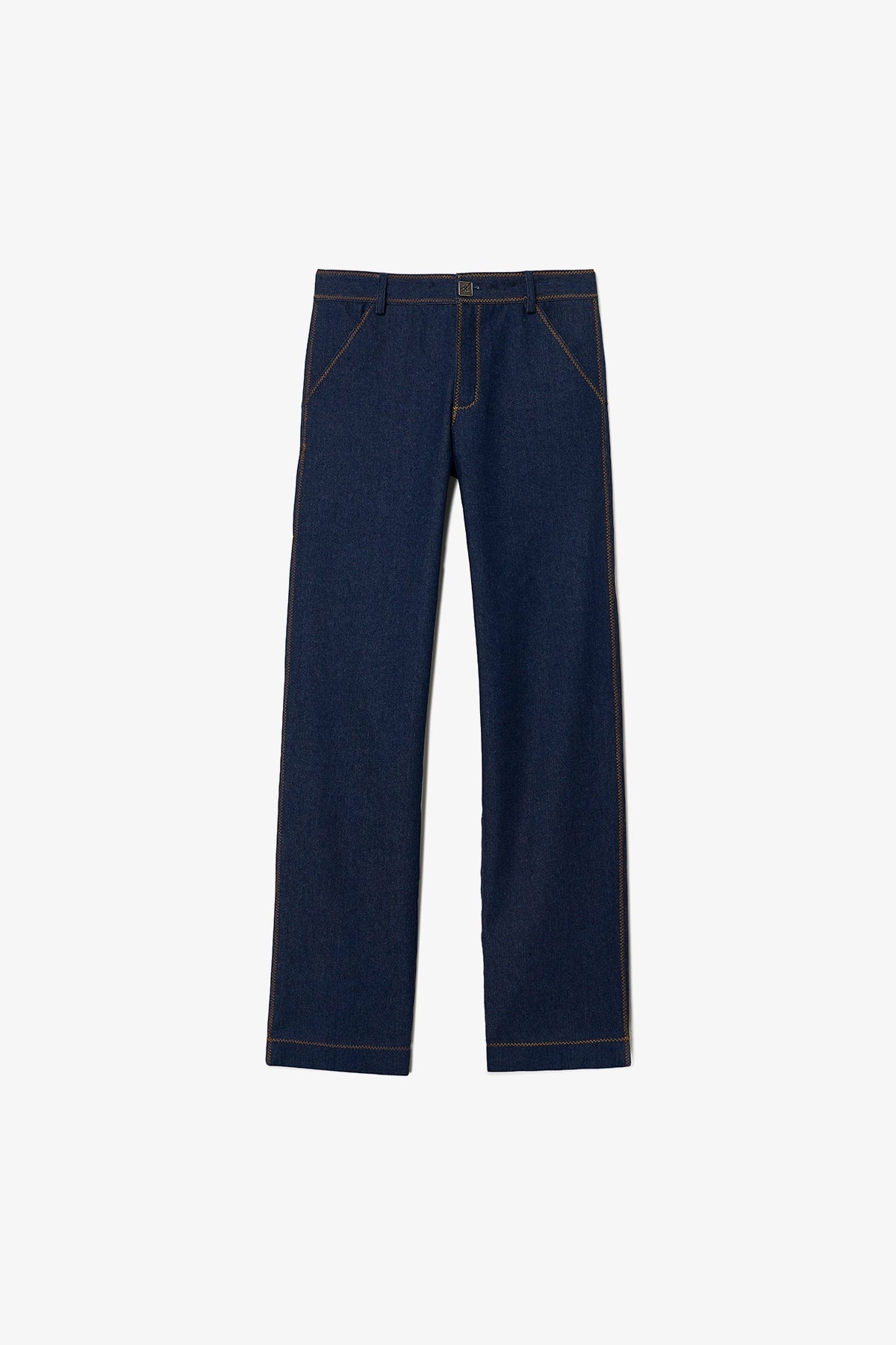 Larroude Carola Pant Blue Denim