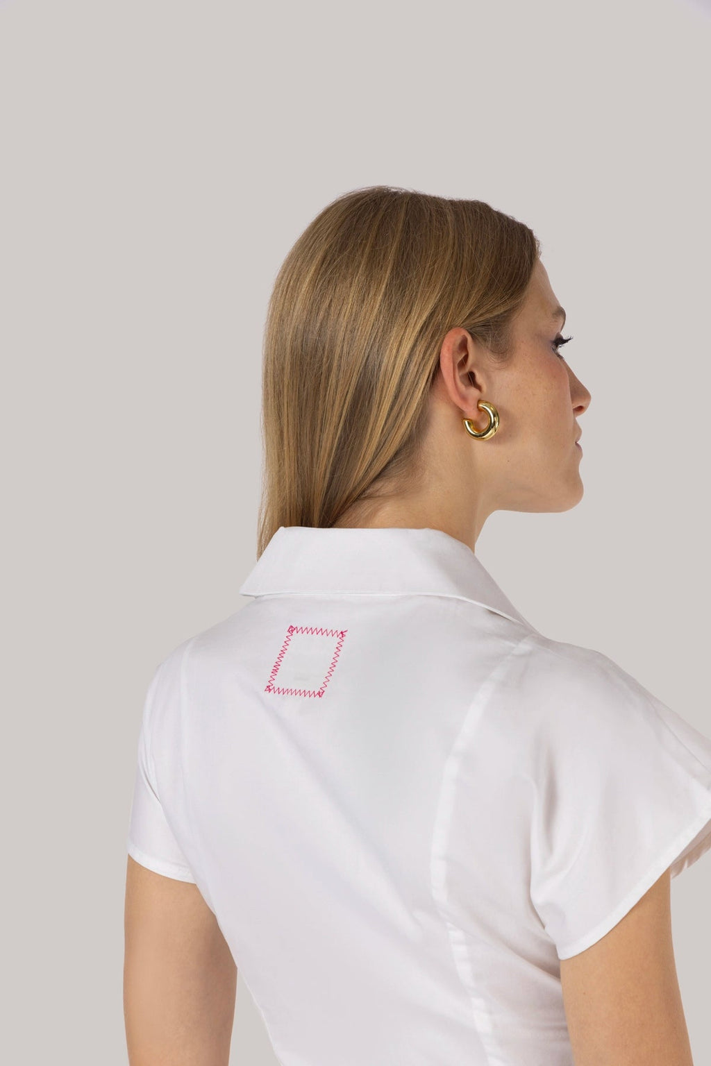Larroude Jules Shirt White Percale