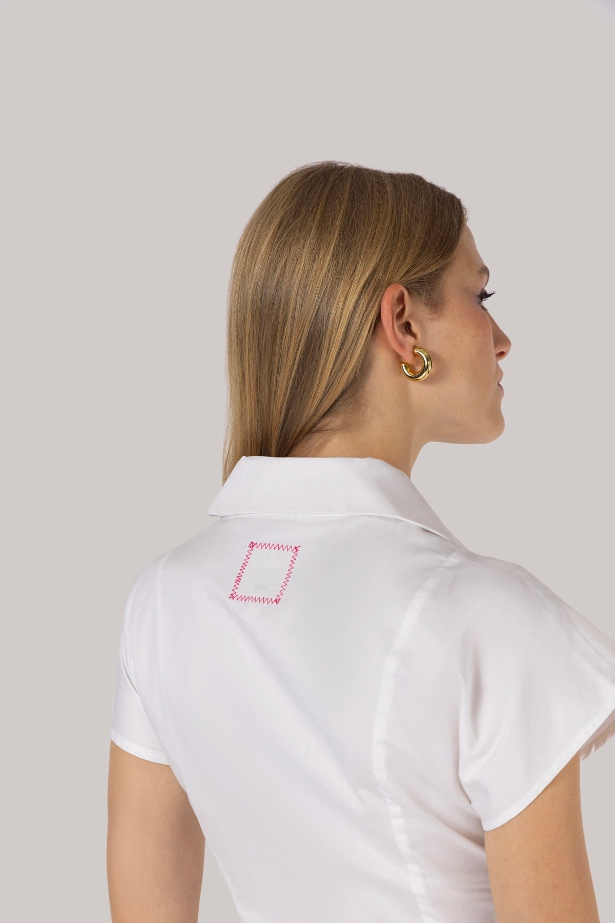 Larroude Jules Shirt White Percale
