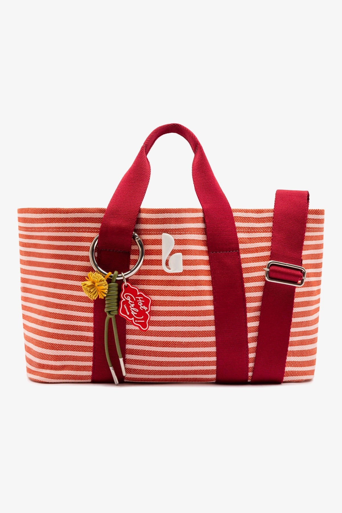 Larroude Americana Tote Bag In Tulip Awning Stripe