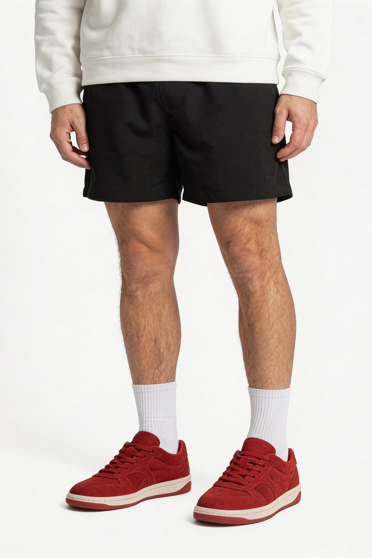 Larroude George Sneaker Carmine Suede