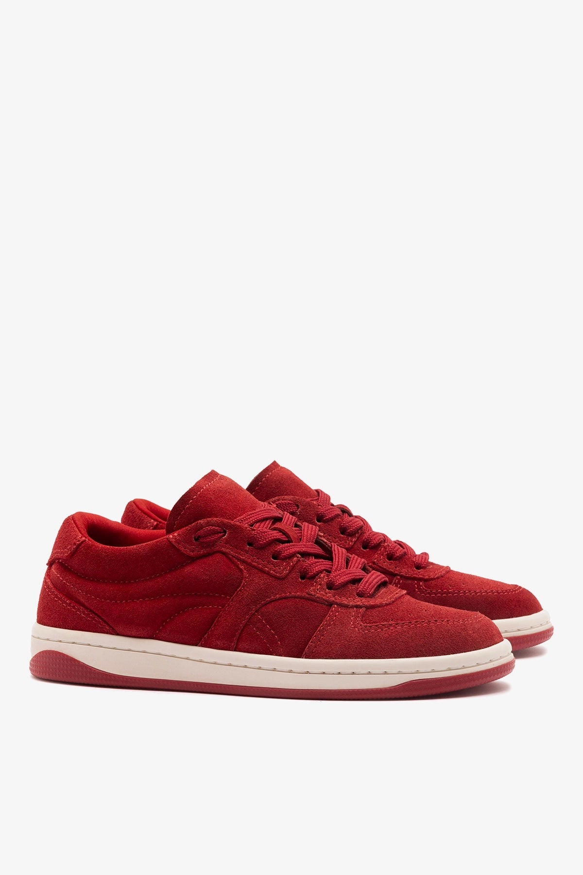 Larroude George Sneaker Carmine Suede