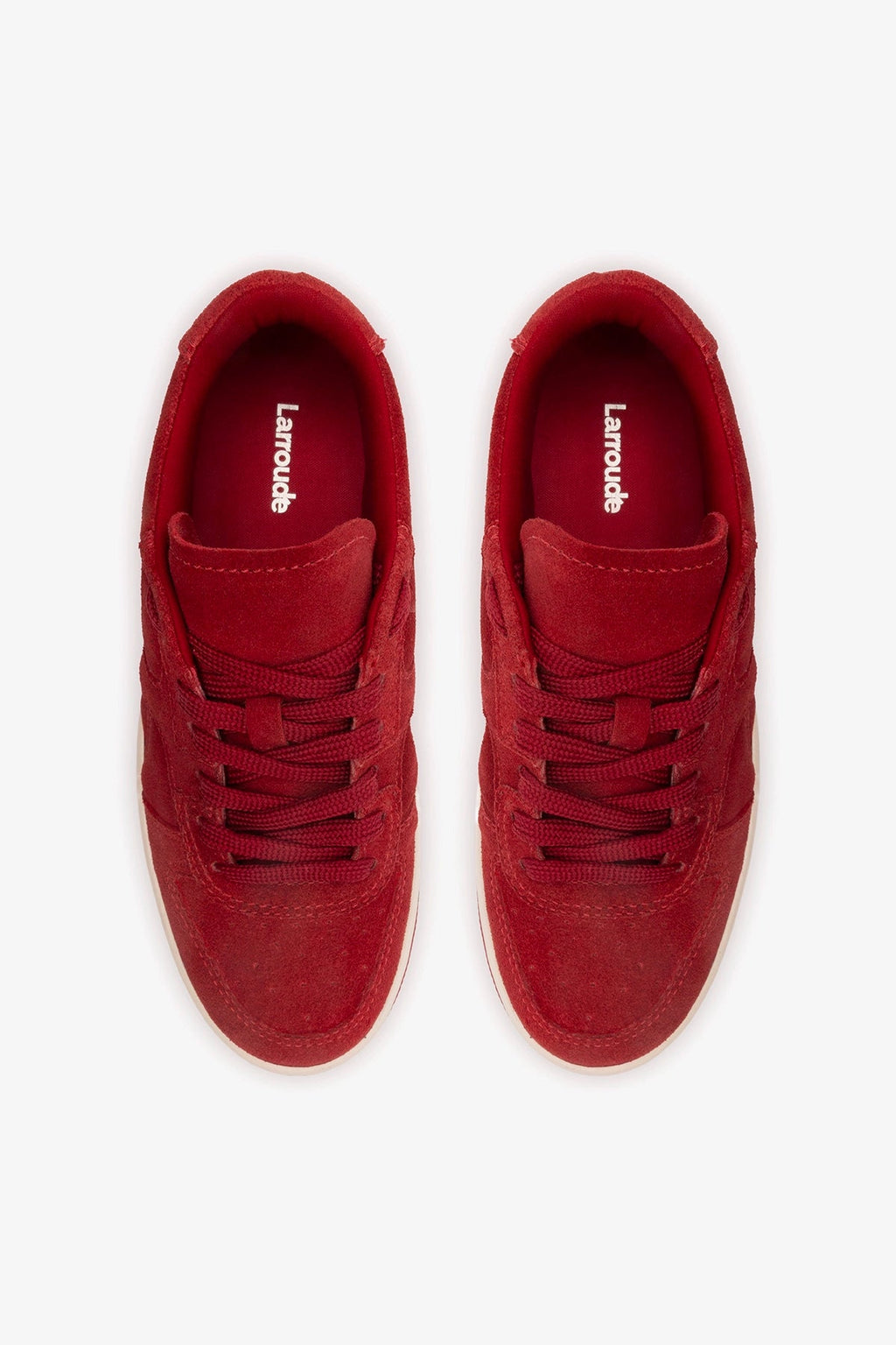 Larroude George Sneaker Carmine Suede