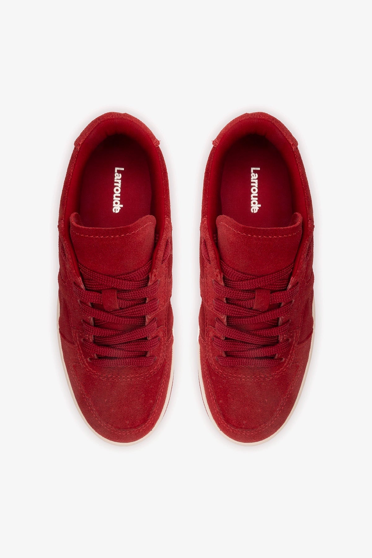 Larroude George Sneaker Carmine Suede