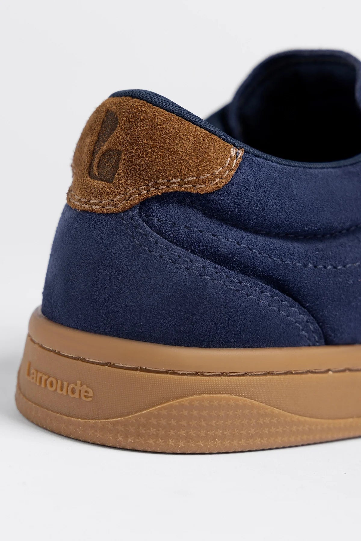 Larroude George Sneaker Navy Suede