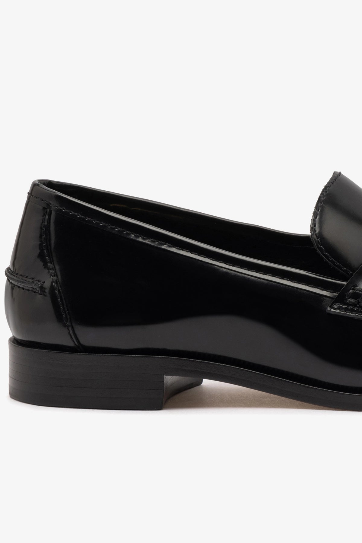 Larroude Larroudé x Parke Loafer In Black Box Leather