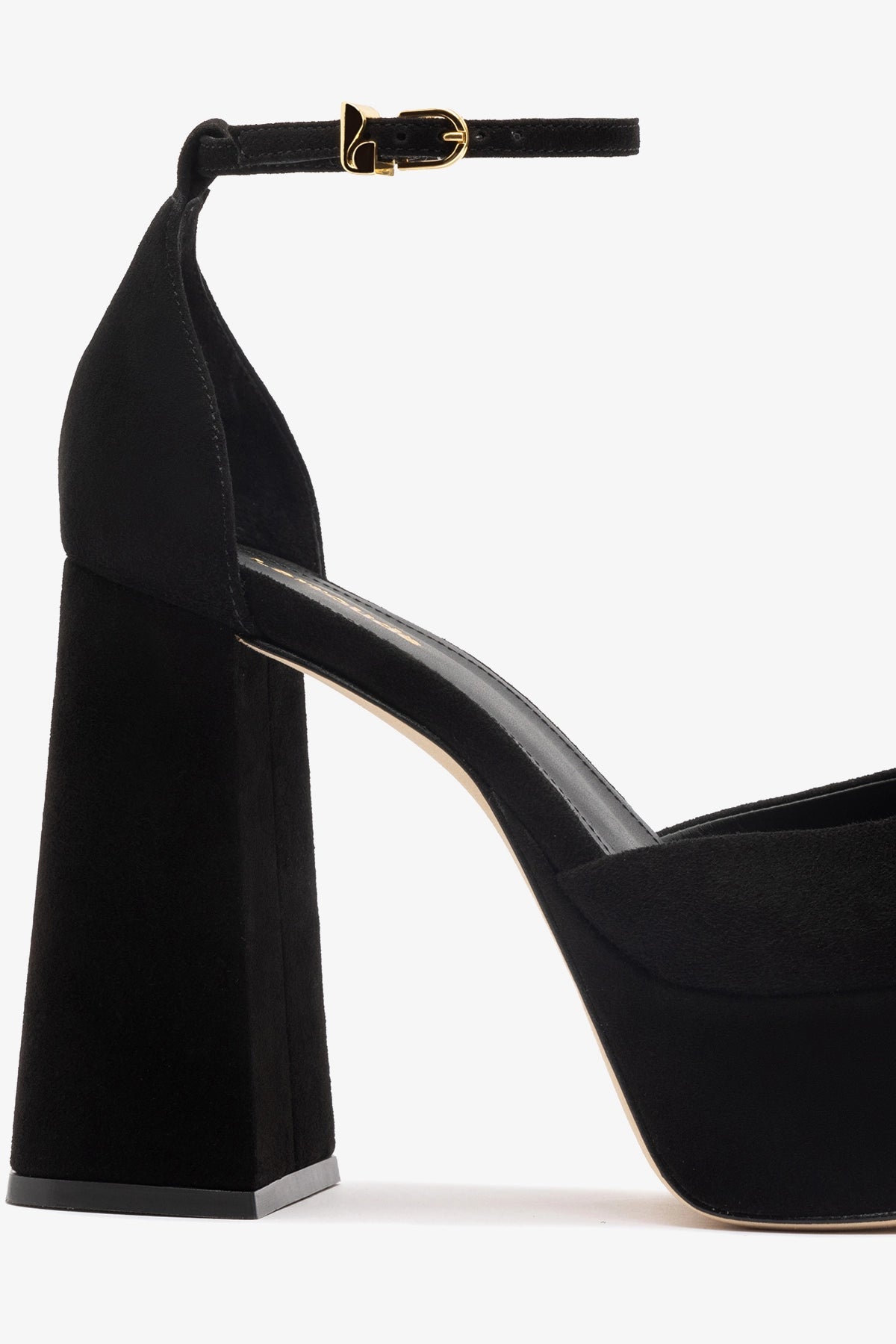 Larroude Ari Pump In Black Suede