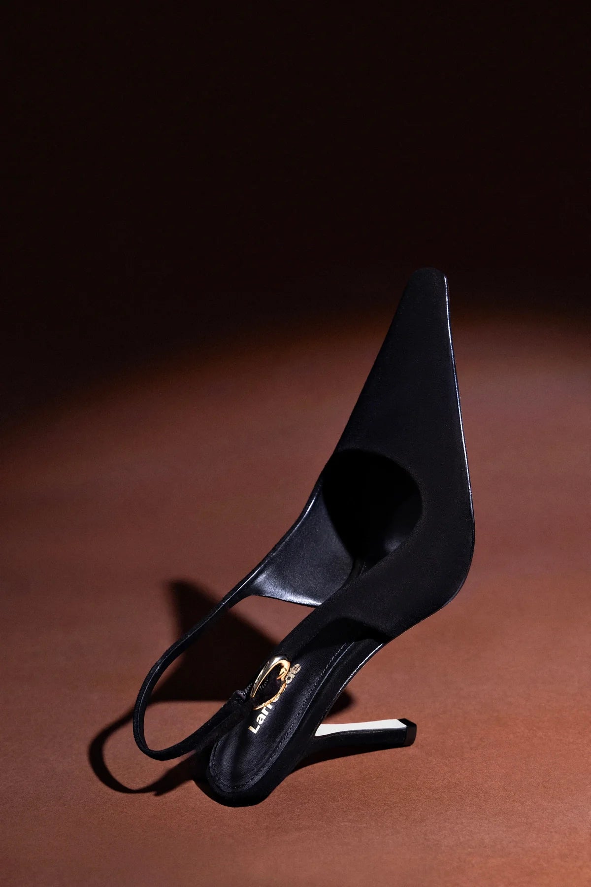 Larroude Carine Pump In Black Leather