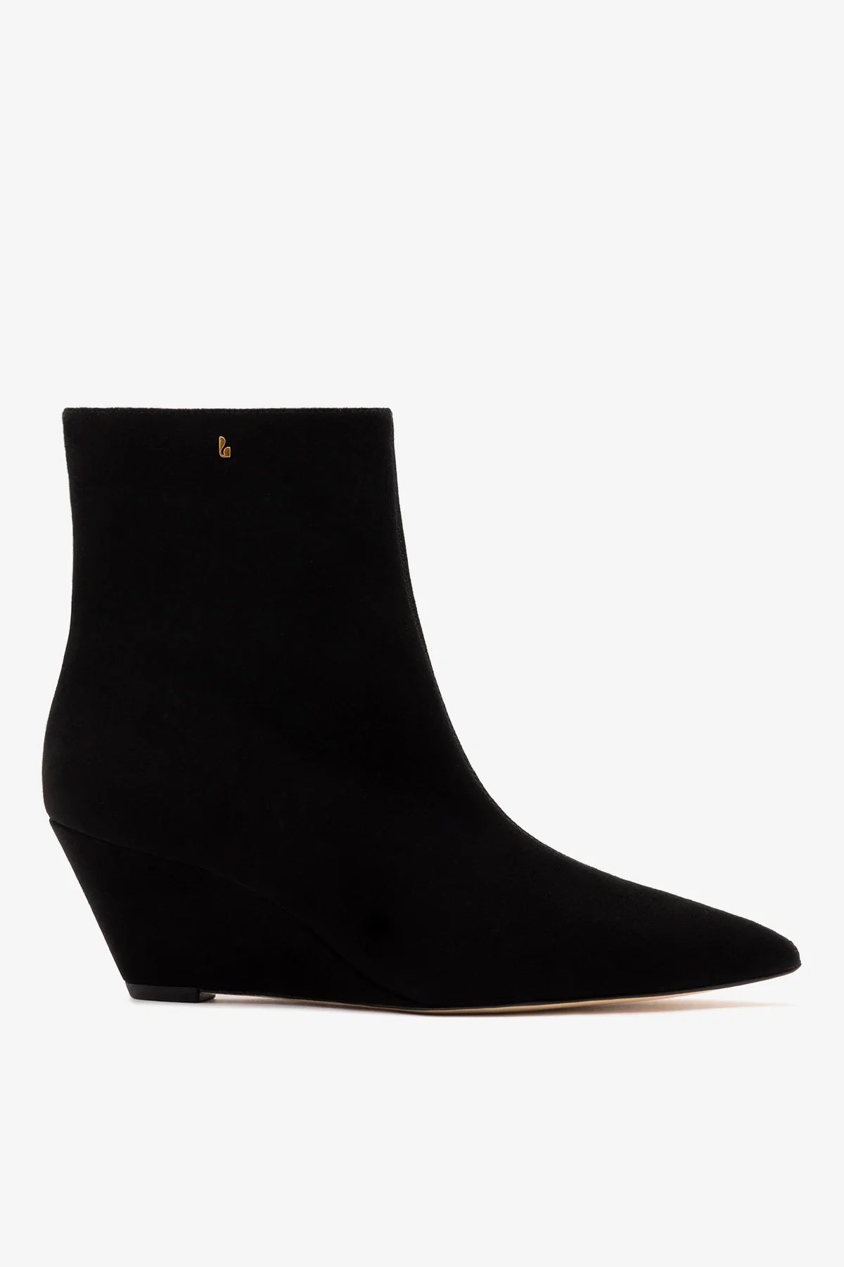 Larroude Loulou Boot Black Suede
