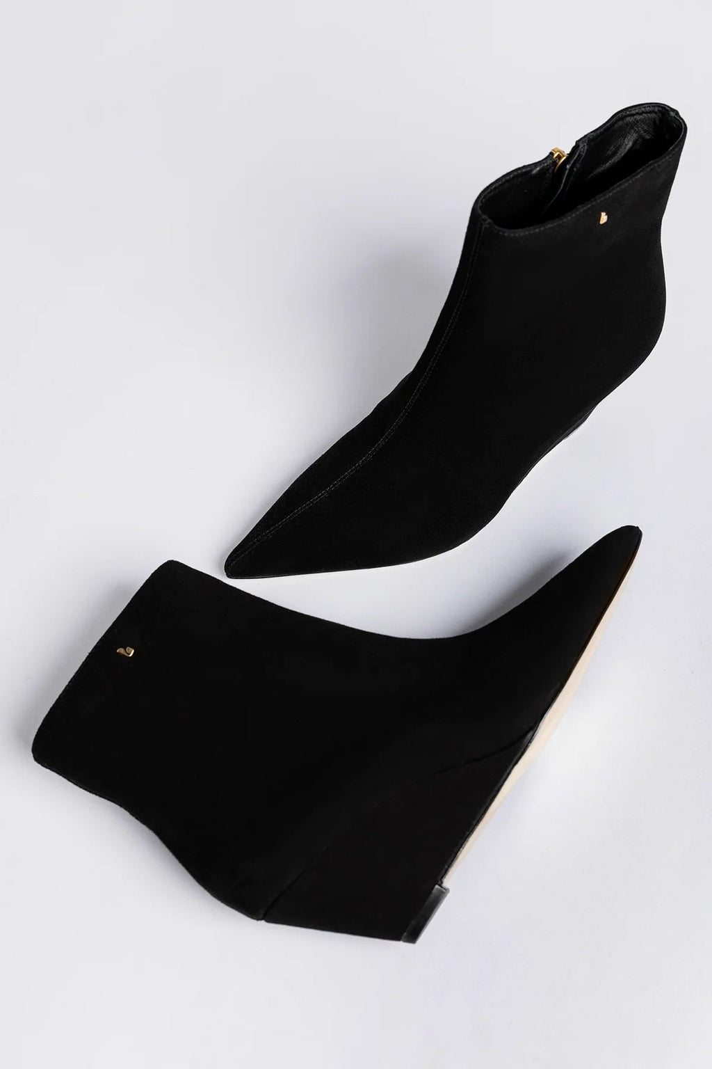 Larroude Loulou Boot Black Suede