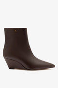 Larroude Loulou Boot Brown Leather