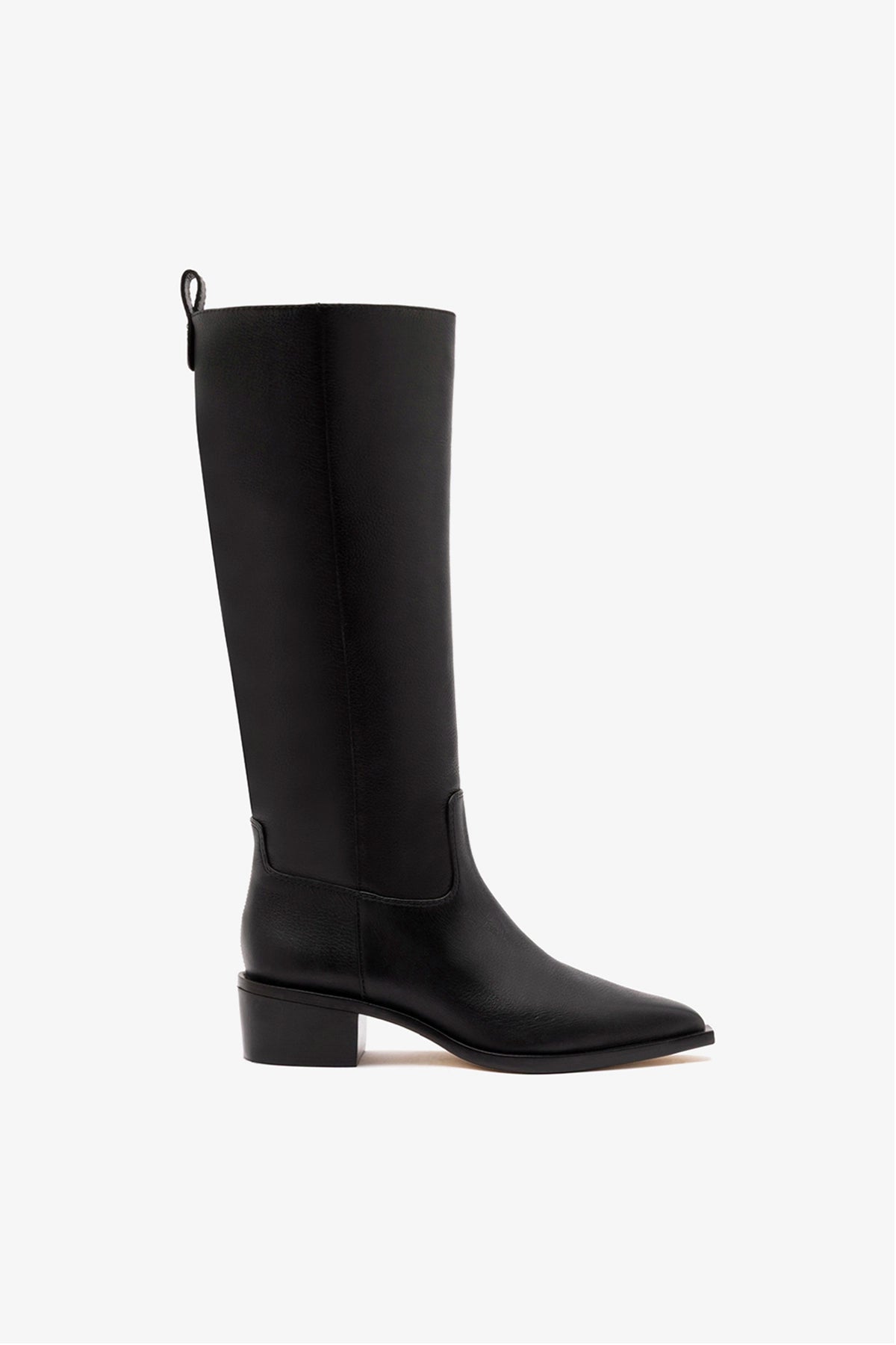 Larroude Florencia Boot In Black Leather