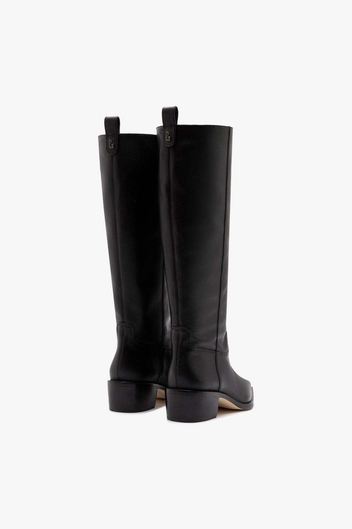 Larroude Florencia Boot In Black Leather