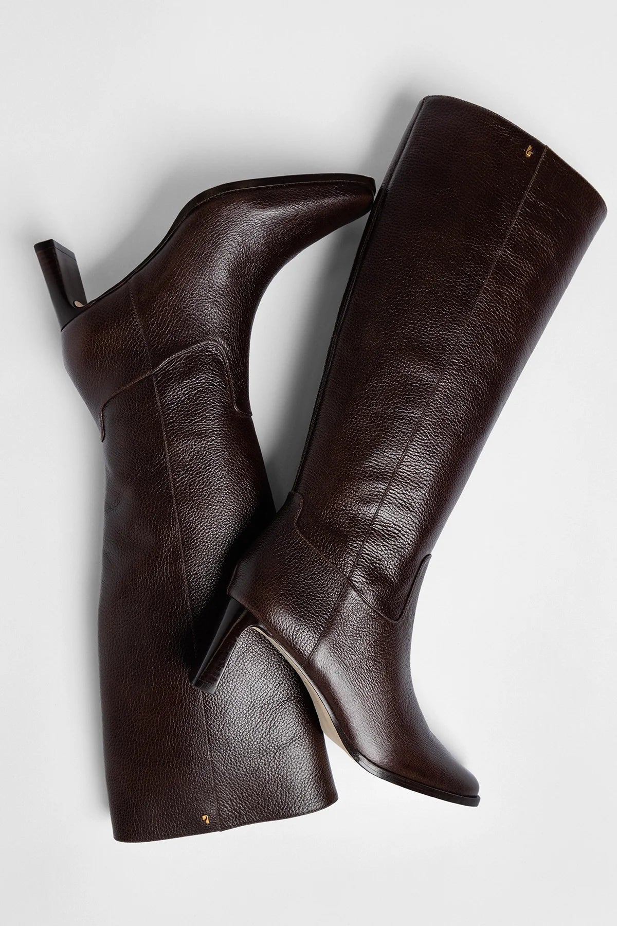 Larroude Alexis Boot Brown Leather