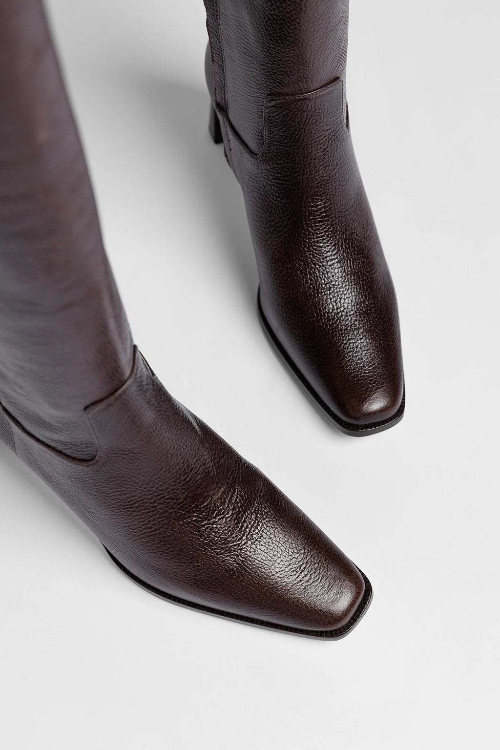Larroude Alexis Boot Brown Leather