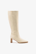 Larroude Alexis Boot Ivory Leather