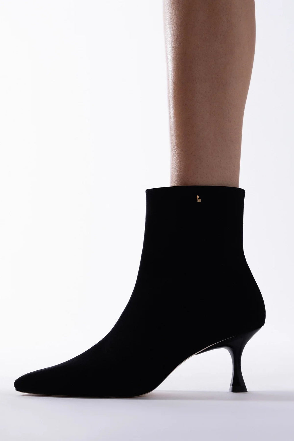 Larroude Ines Boot Black Suede