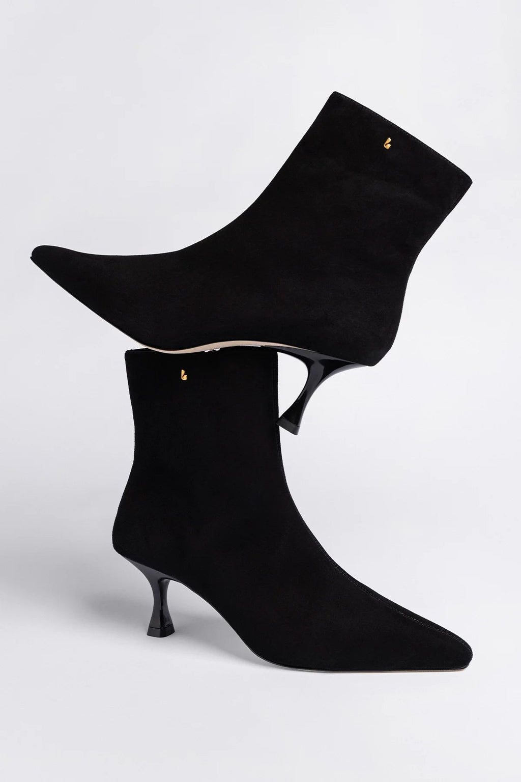 Larroude Ines Boot Black Suede