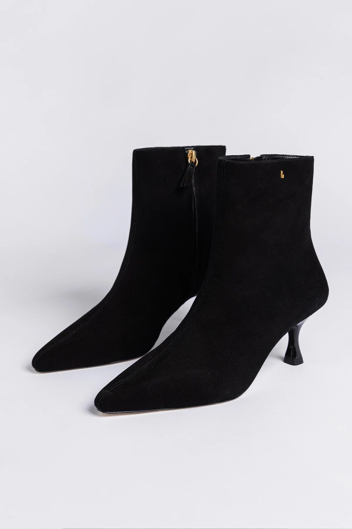 Larroude Ines Boot Black Suede