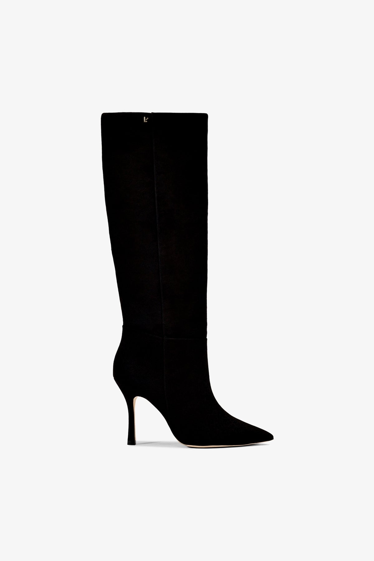 Larroude Kate Boot In Black Suede