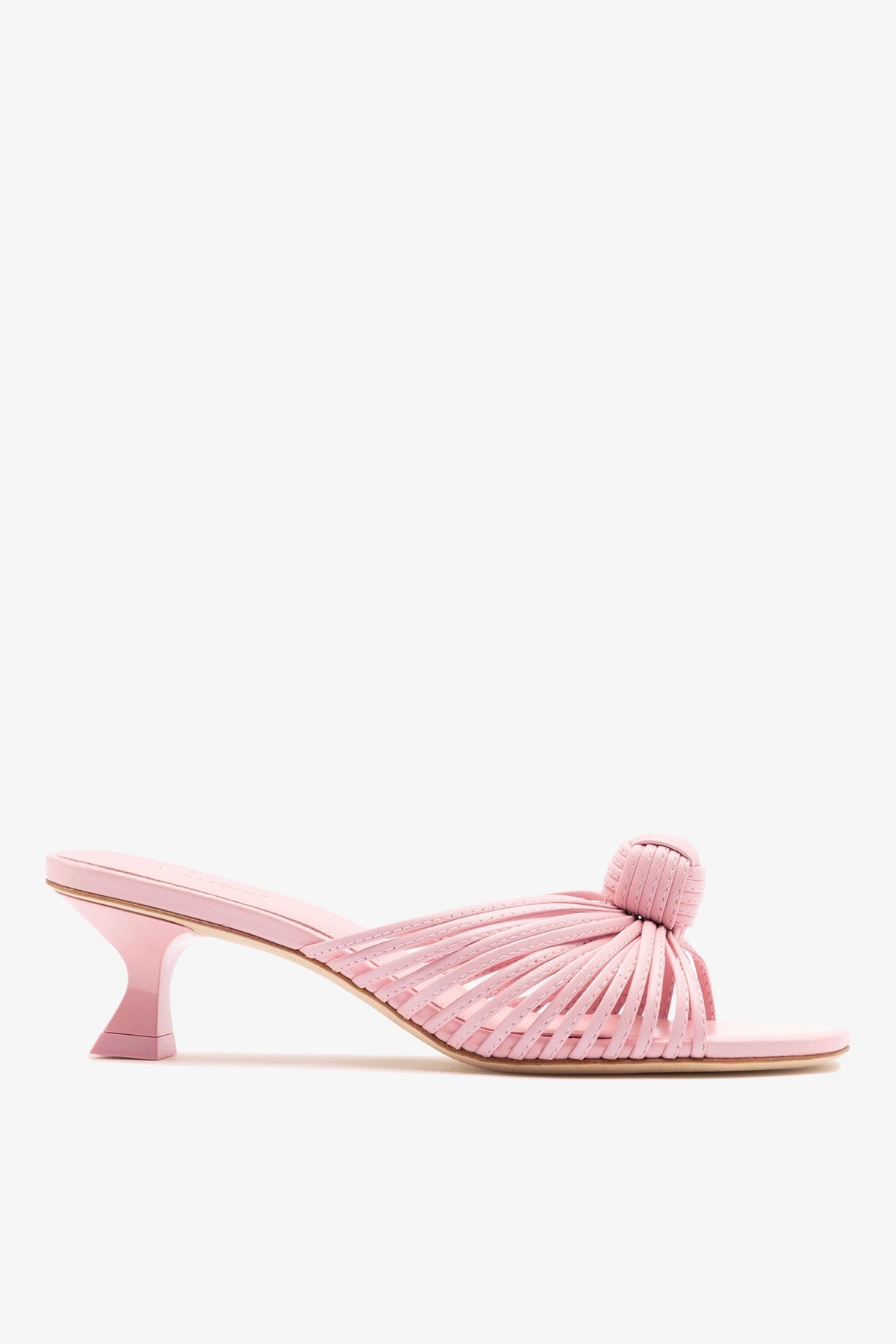 Larroude Valerie Mule Tulip Leather