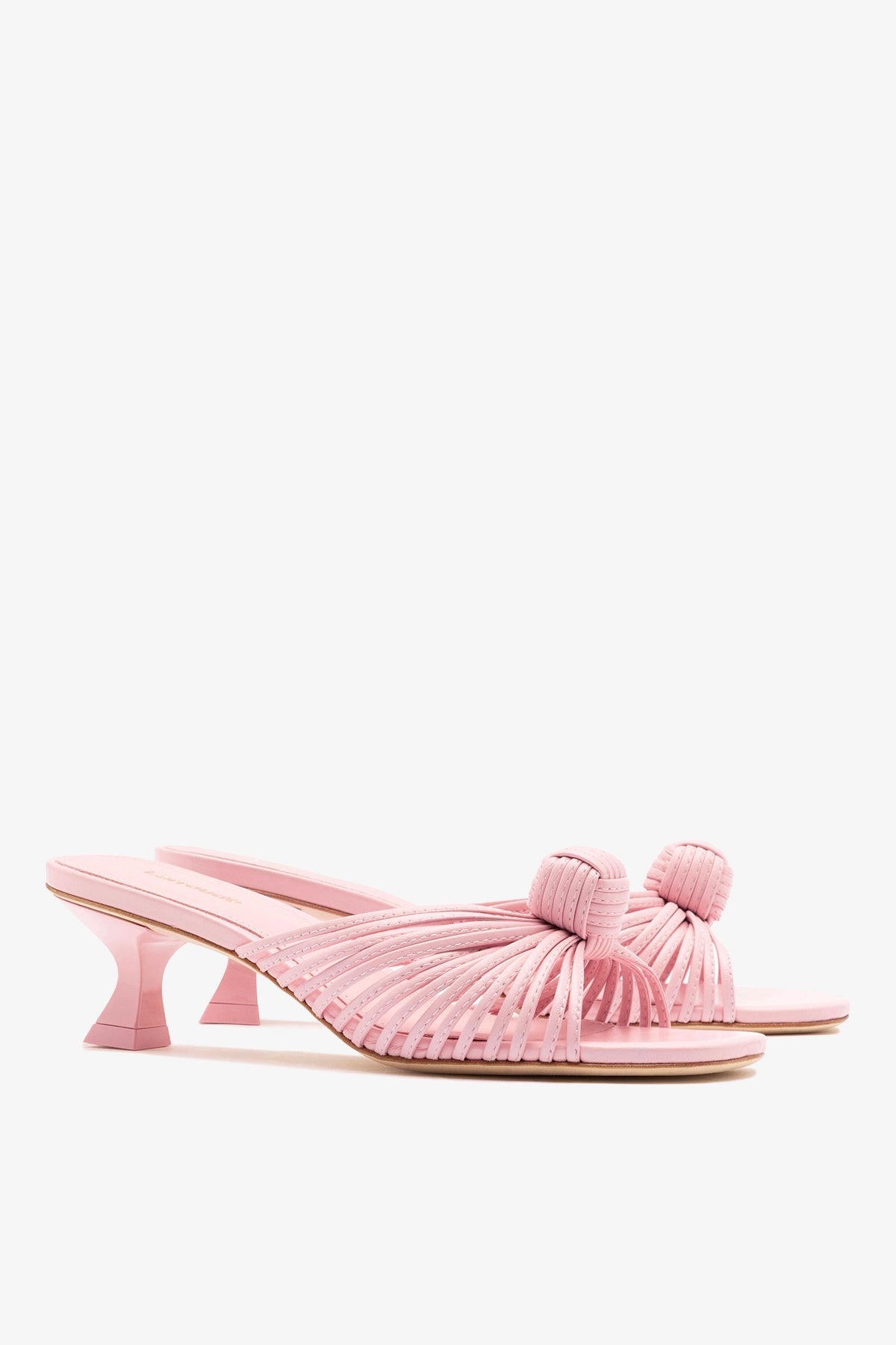 Larroude Valerie Mule Tulip Leather