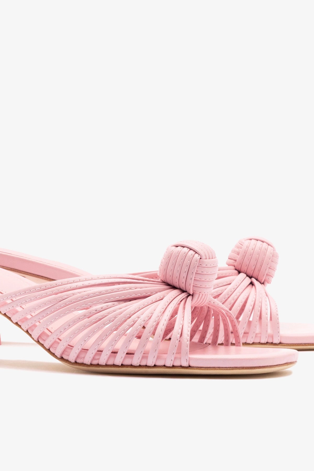 Larroude Valerie Mule Tulip Leather