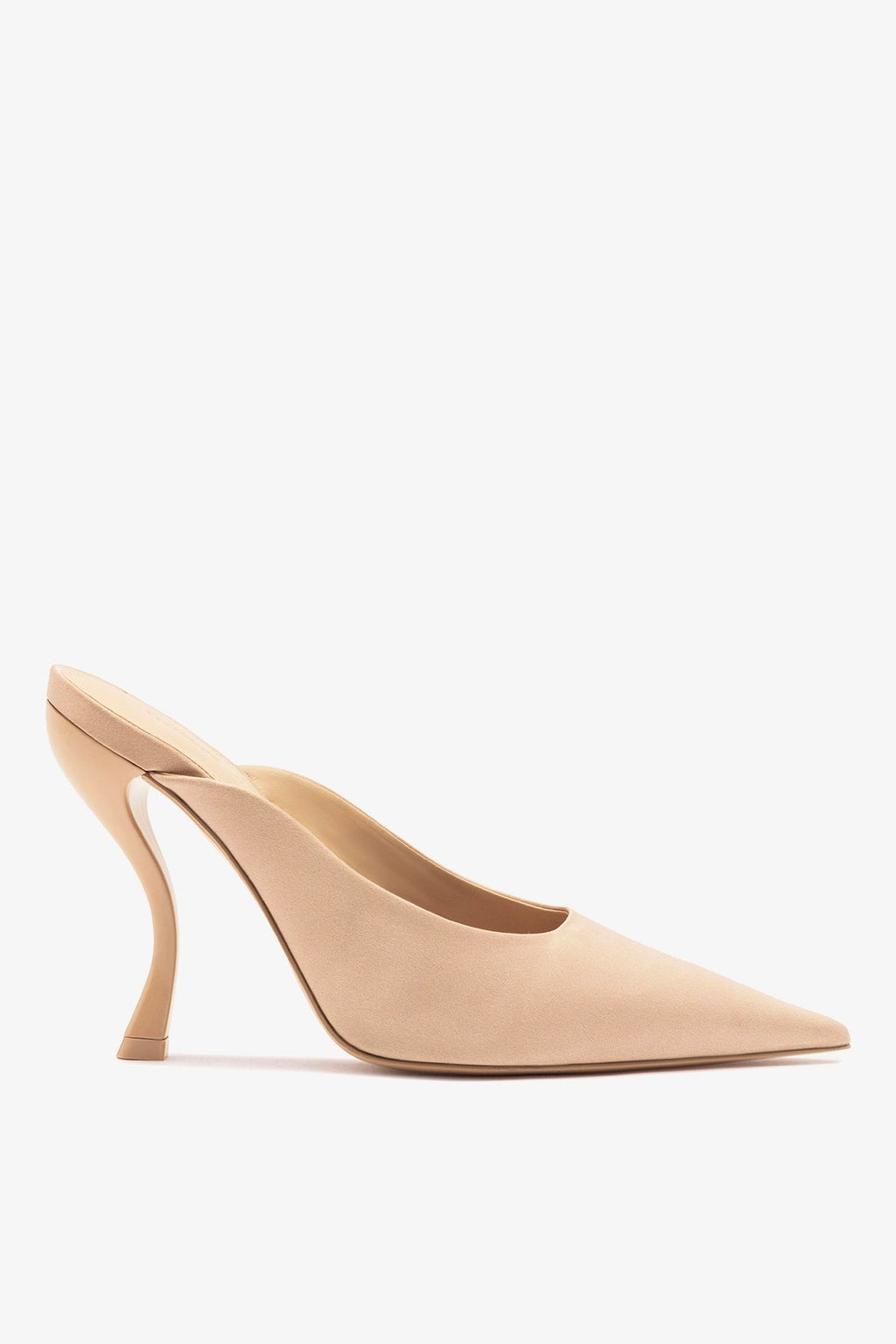 Larroude Larroudé x Nicolò B.: Inna Mule Sand Satin