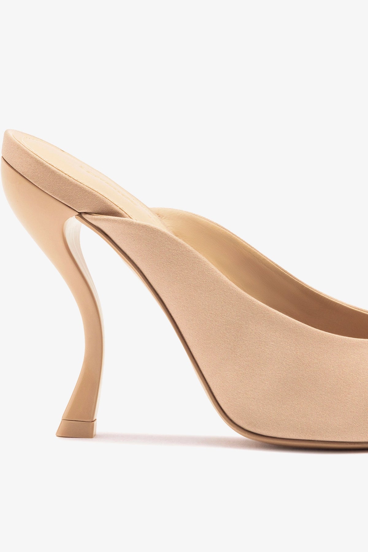 Larroude Larroudé x Nicolò B.: Inna Mule Sand Satin
