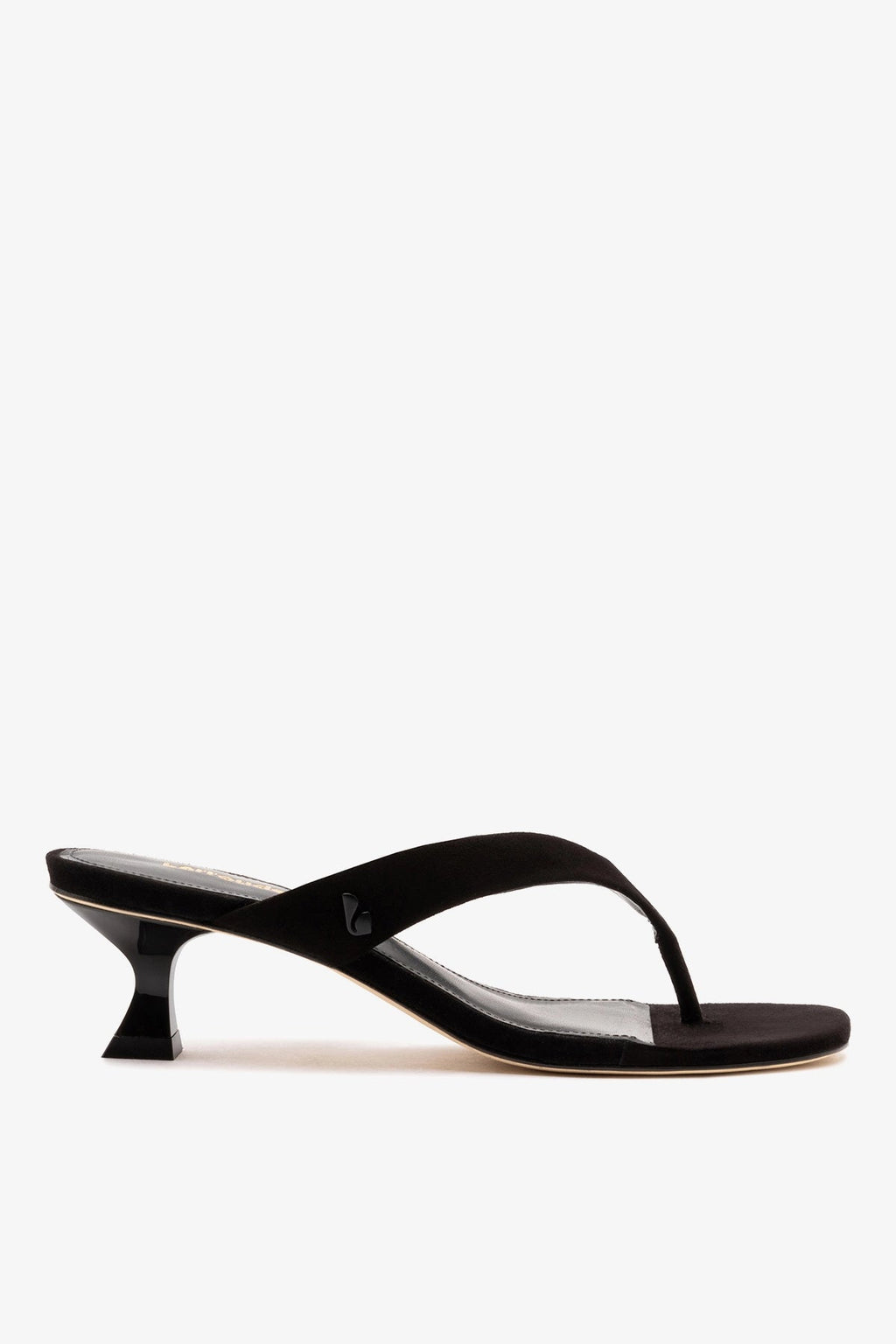 Larroude Gaia Low In Black Leather