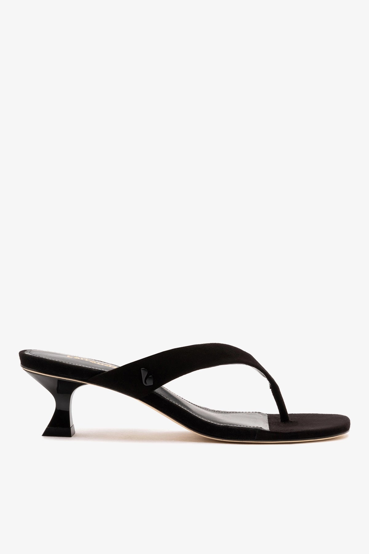 Larroude Gaia Low In Black Leather