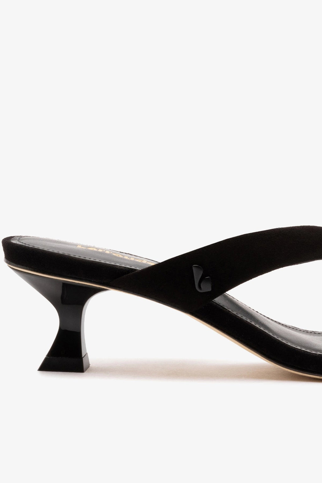 Larroude Gaia Low In Black Leather