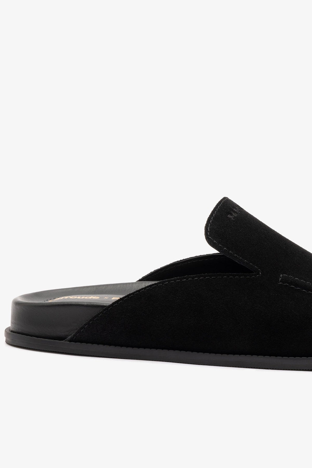 Larroude Larroudé x Parke Clog In Black Suede