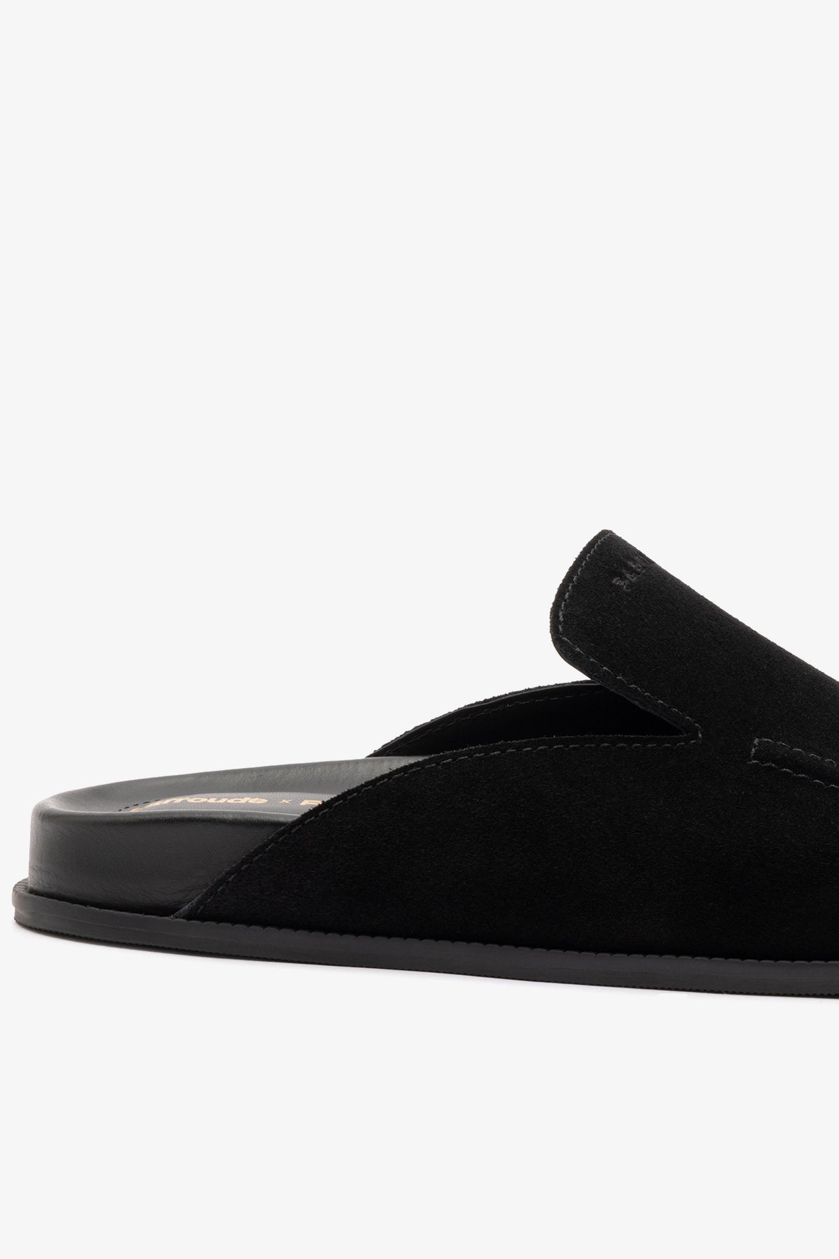 Larroude Larroudé x Parke Clog In Black Suede