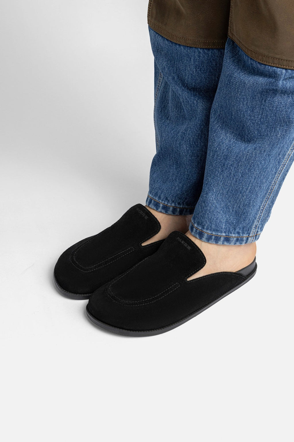 Larroude Larroudé x Parke Clog In Black Suede