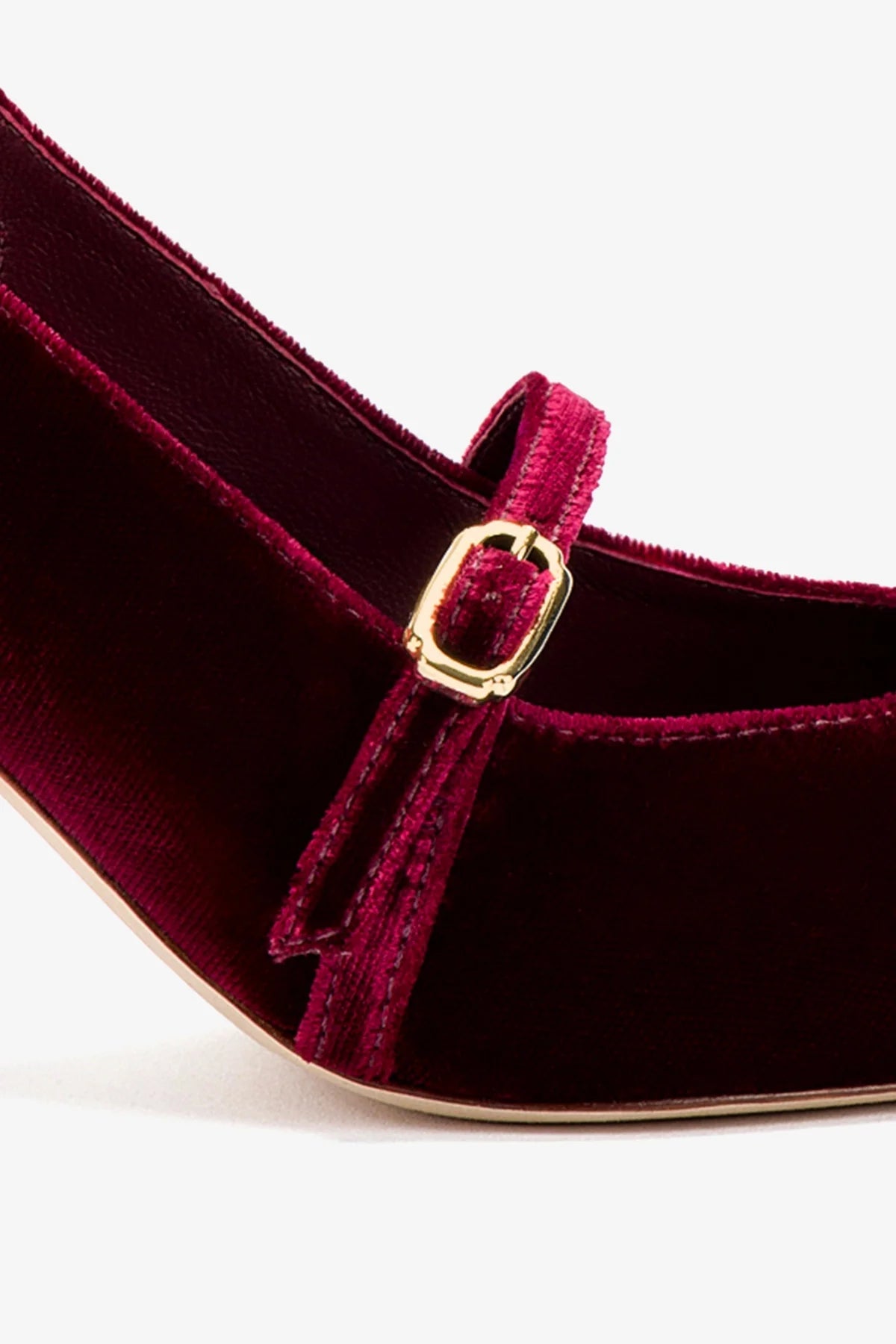Larroude Ines Pump Wine Velvet