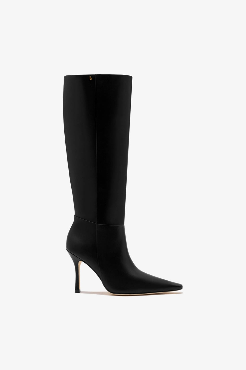 Larroude Carine Boot In Black Leather
