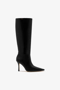 Larroude Carine Boot In Black Leather
