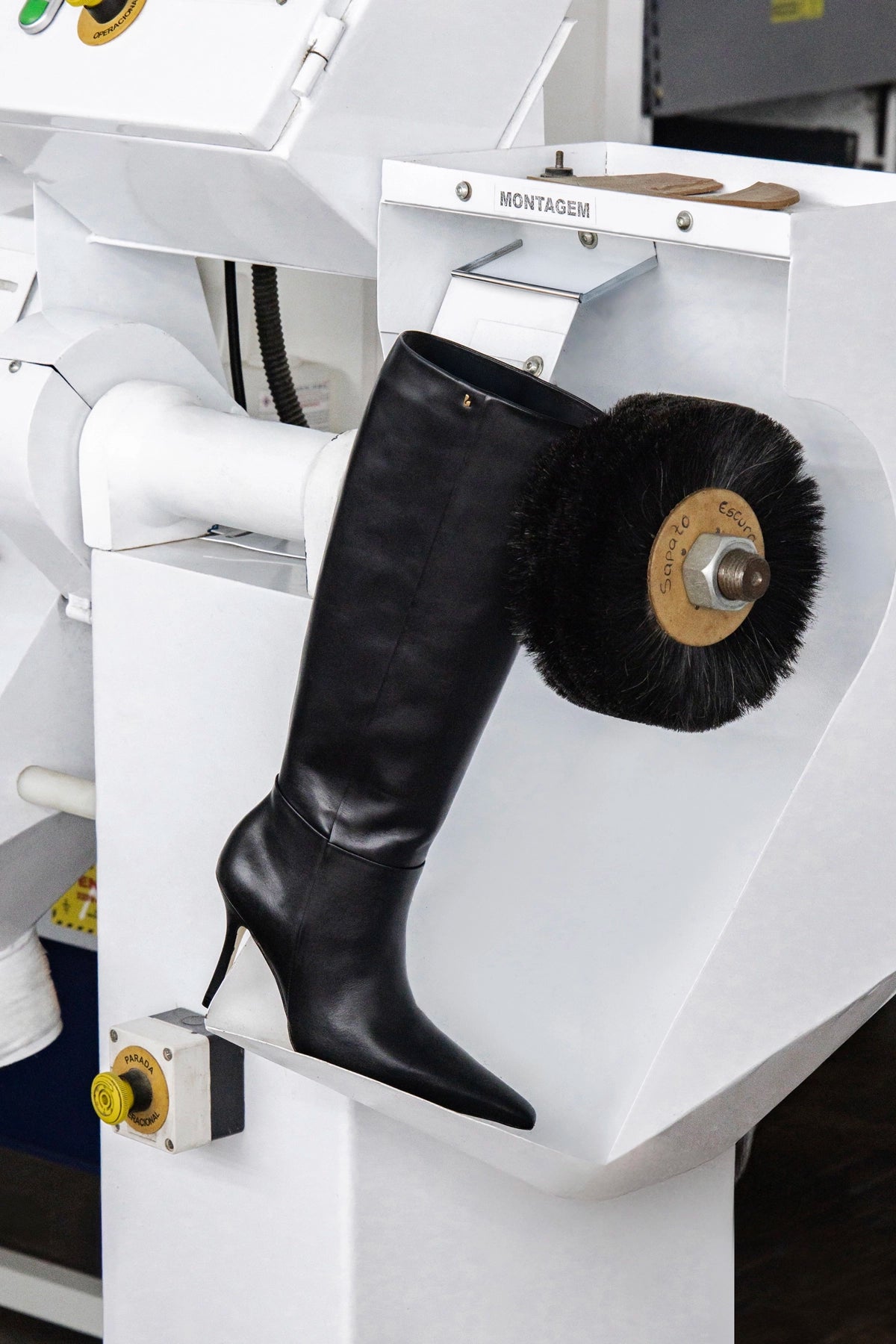 Larroude Carine Boot In Black Leather