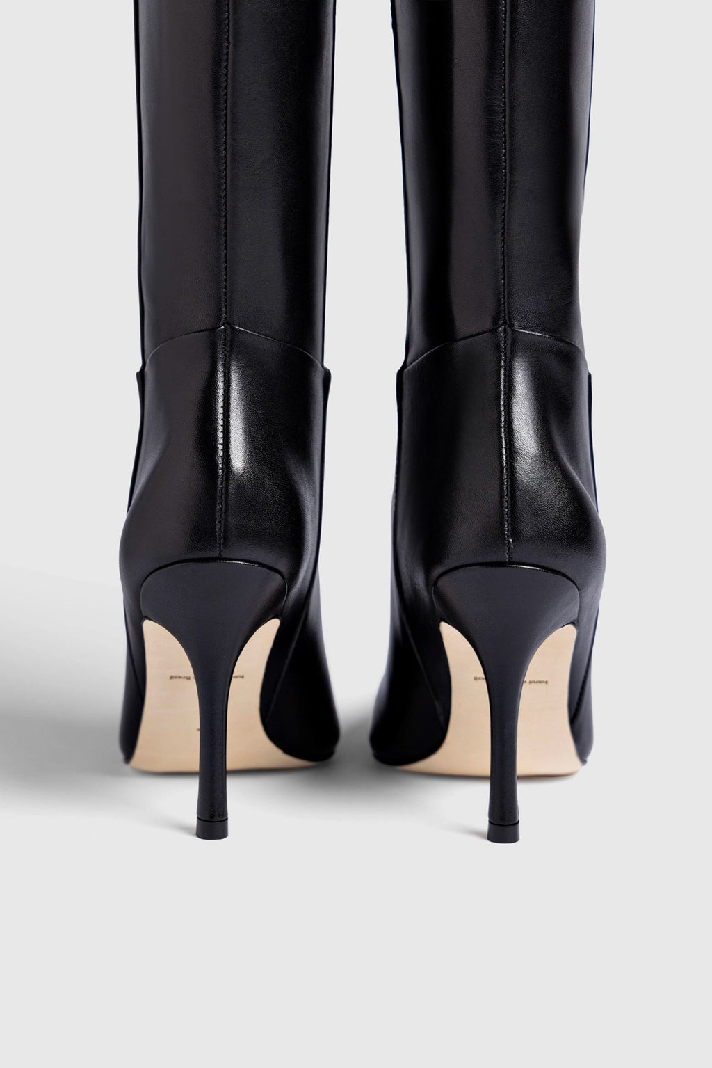 Larroude Carine Boot In Black Leather
