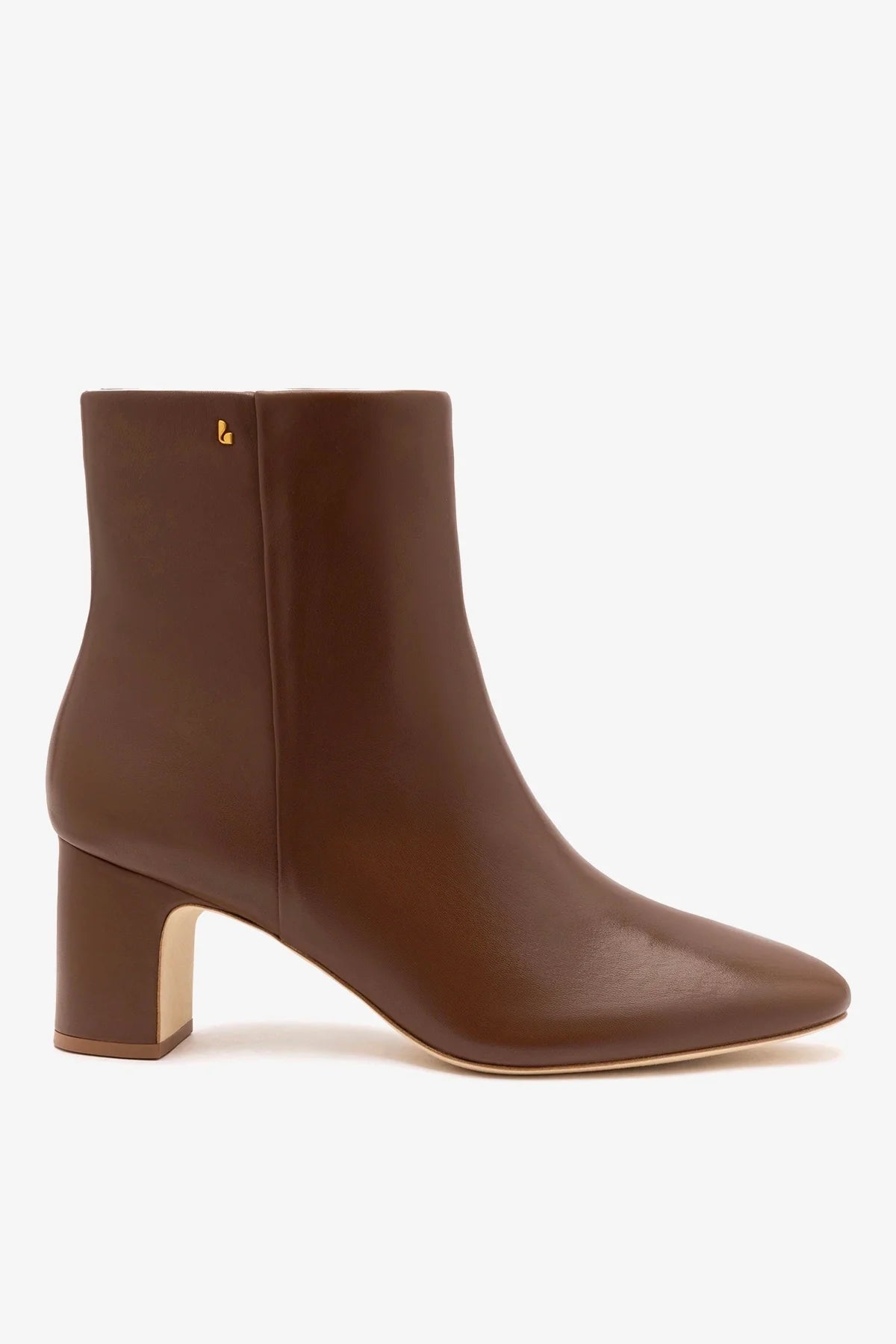Larroude Gloria Boot Burnt Umber Leather