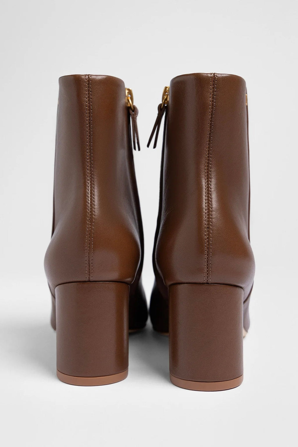 Larroude Gloria Boot Burnt Umber Leather