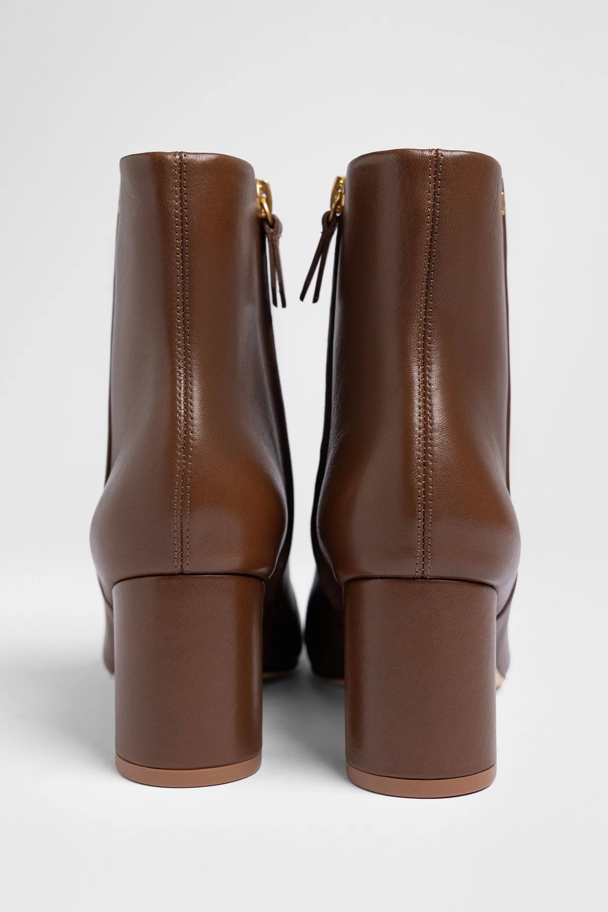 Larroude Gloria Boot Burnt Umber Leather