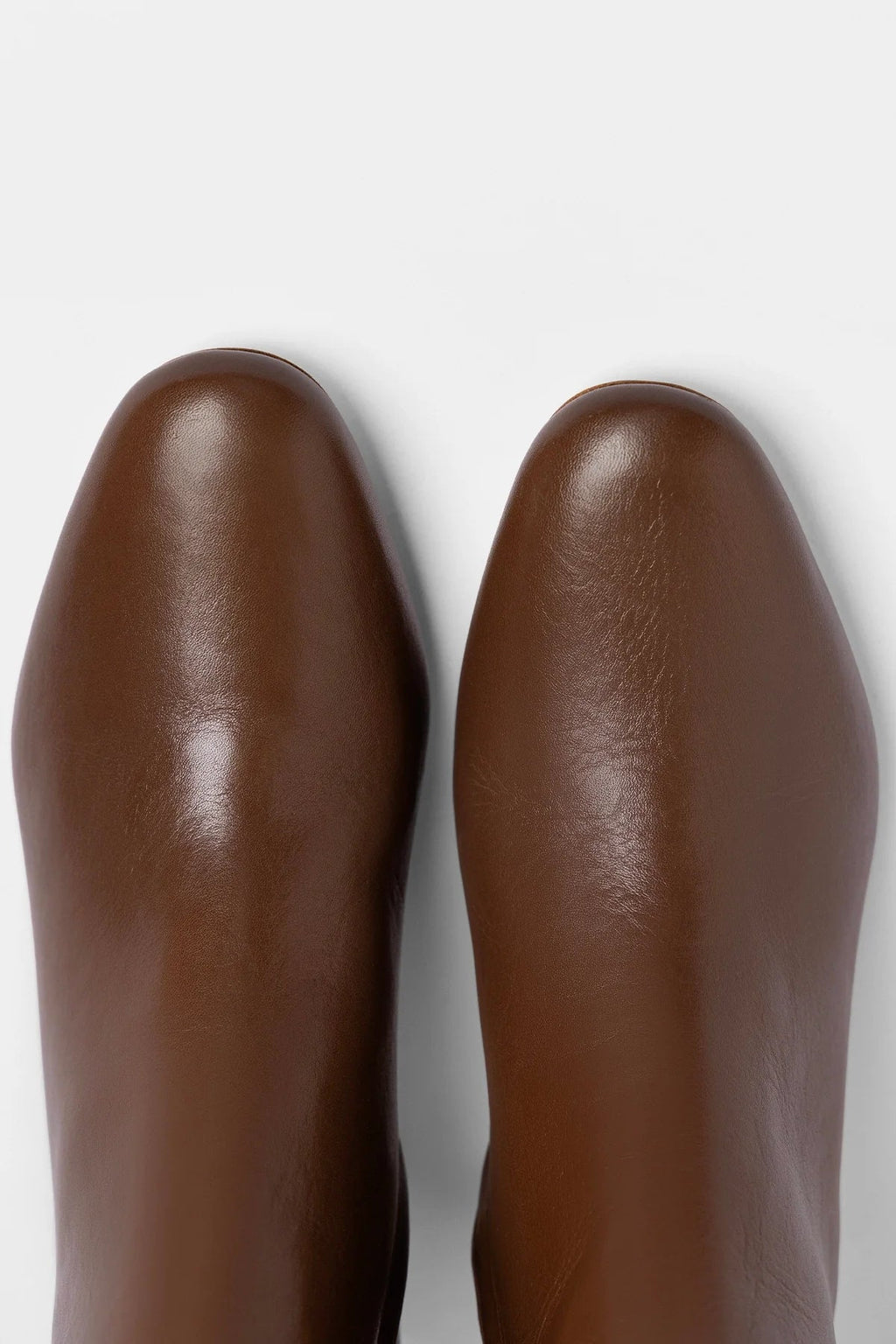 Larroude Gloria Boot Burnt Umber Leather