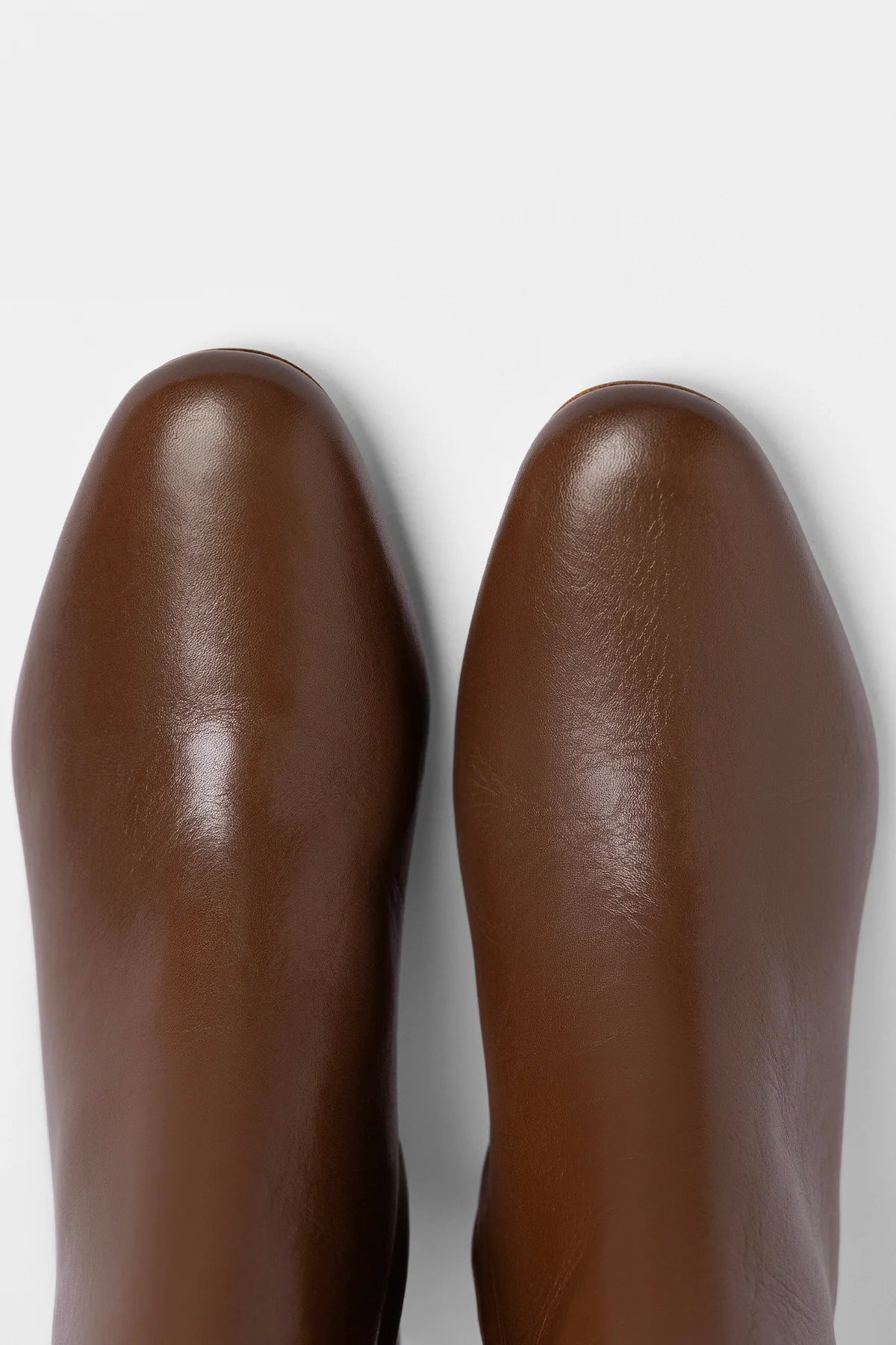 Larroude Gloria Boot Burnt Umber Leather