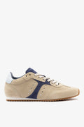 Larroude Stella Sneaker Oyster Gray Suede