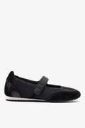 Larroude Devon Sneakerina Black Mesh